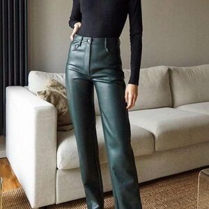 Wilfred Black High-Waisted Pants